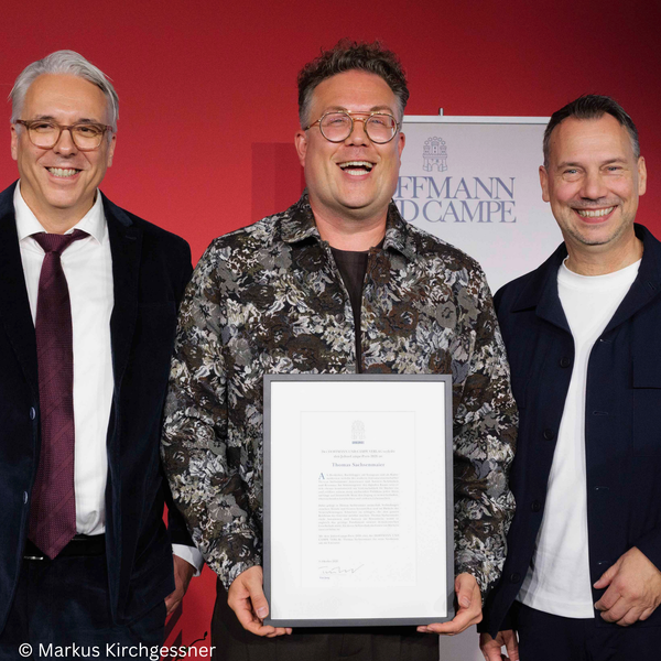 Julius-Campe-Preis 2026: Feierliche Preisverleihung an Thomas Sachsenmaier
