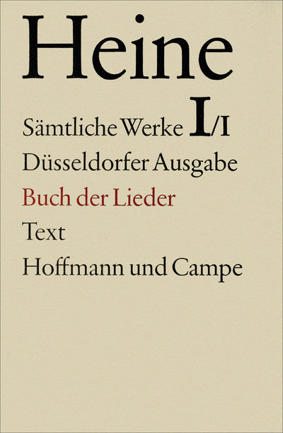 Cover Buch der Lieder