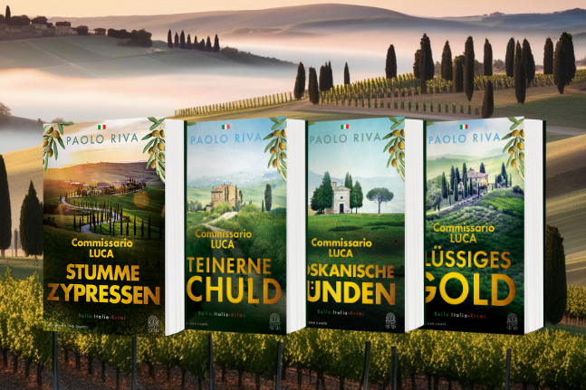 Commissario-Luca-Krimis von Bestsellerautor Paolo Riva – spannende Fälle und dunkle Geheimnisse im idyllischen Montegiardino.
